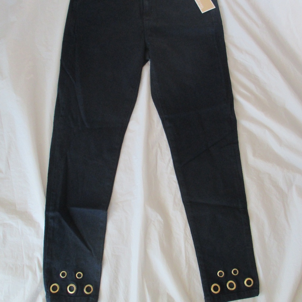 Michael Kors QH79AB67U Skinny Dark Rinse Wash